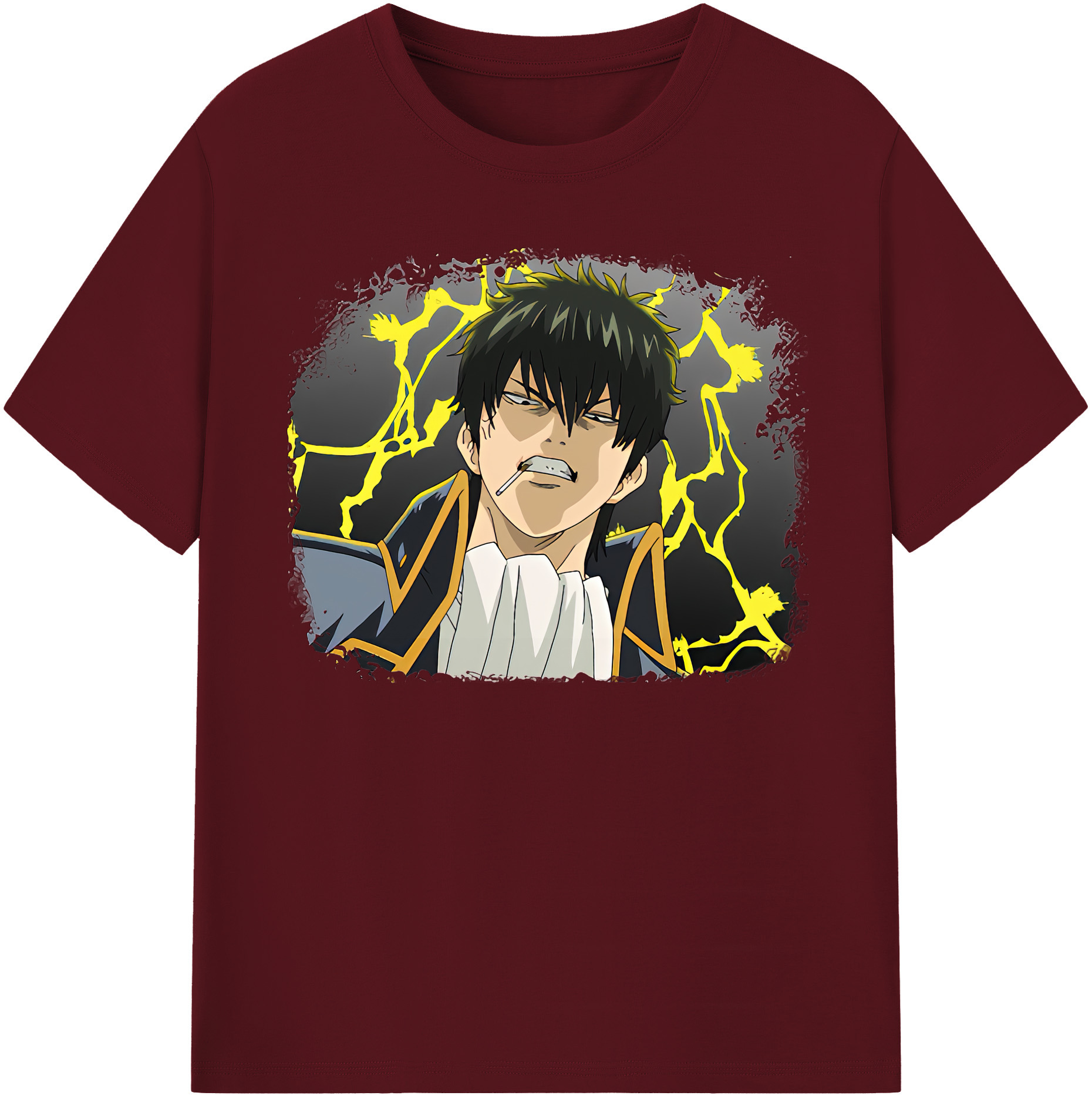 （画像用） ぎんたま 坂田銀時（さかたぎんとき） 神楽 志村新八（しむら しんぱち） GINTAMA Sakata Gintoki Kagura Shimura Shinpachi 綿100％半袖Tシャツ（フロントプリント）